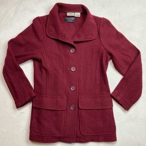 L.L. Bean premium Italian wool Jacket small Reg